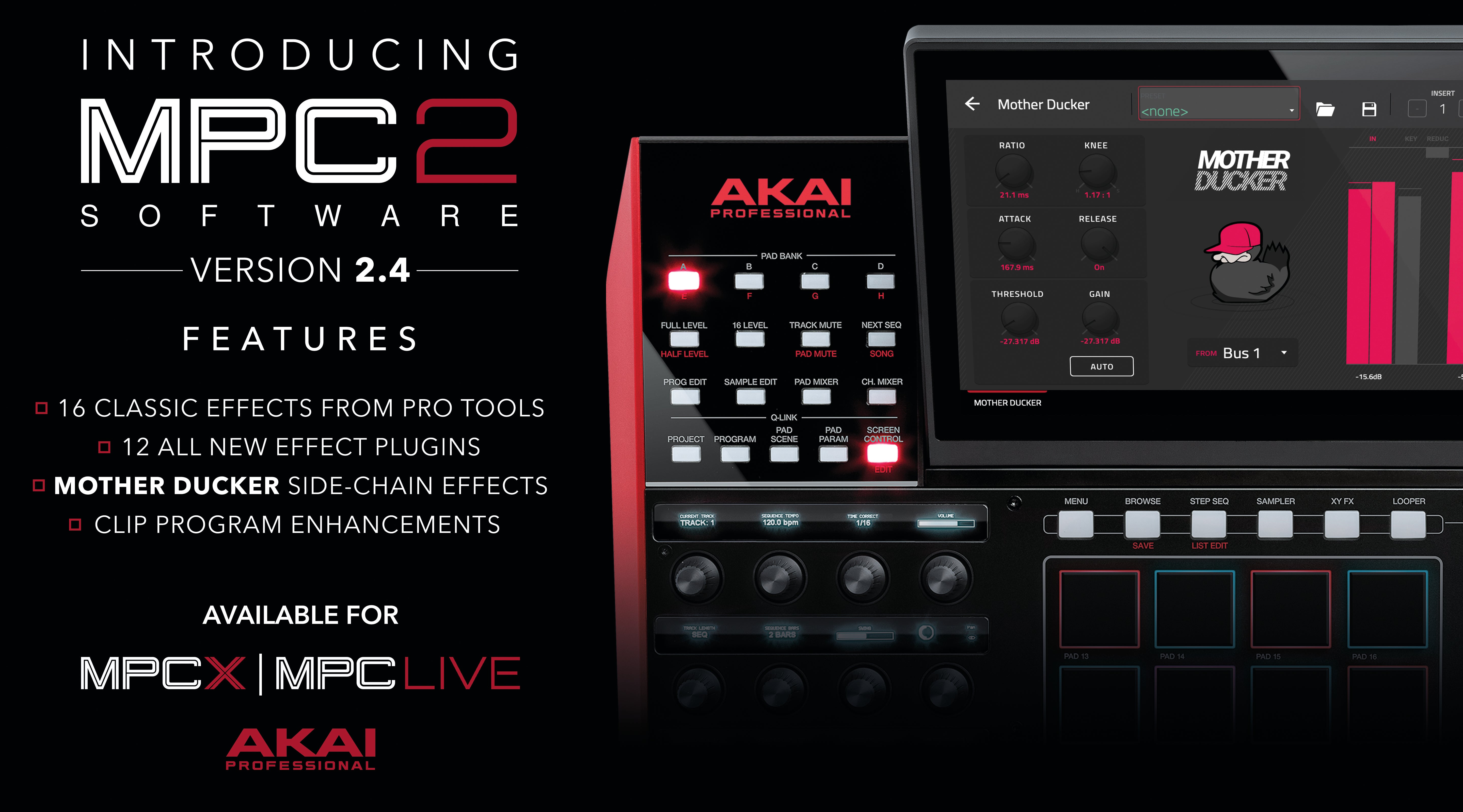 AKAI introduceert nieuwe MPC2 software!